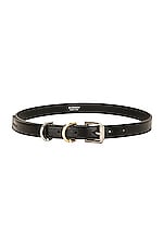 Givenchy Voyou Buckle Belt in Black, view 1, click to view large image.