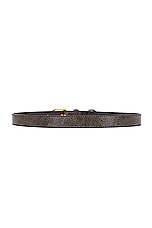 Givenchy Voyou Belt in Walnut Brown, view 2, click to view large image.