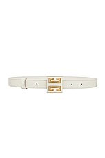 Givenchy 4G Belt in Ivory, view 1, click to view large image.