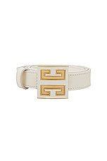 Givenchy 4G Belt in Ivory, view 3, click to view large image.