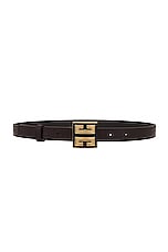 Givenchy 4G Belt in Walnut Brown, view 1, click to view large image.