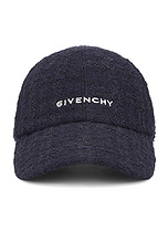 Givenchy Baseball Cap in Dark Blue, view 1, click to view large image.