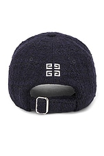Givenchy Baseball Cap in Dark Blue, view 2, click to view large image.