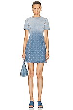 Givenchy Denim Mini Dress in Medium Blue | FWRD