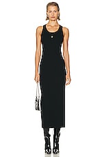Givenchy Rib Tank Dress in Black, view 1, click to view large image.