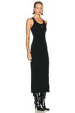 Givenchy Rib Tank Dress in Black, view 2, click to view large image.