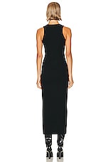 Givenchy Rib Tank Dress in Black, view 3, click to view large image.
