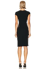 Givenchy Tubino Lace Cut Out Dress in Black, view 4, click to view large image.