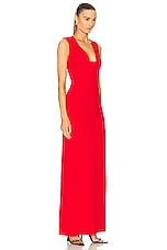 Givenchy Vase Long Dress in Vermilion, view 2, click to view large image.