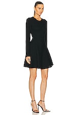 Givenchy Long Sleeve Short Dress in Black, view 2, click to view large image.