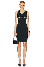 Givenchy Tank Top Mini Dress in Black, view 1, click to view large image.