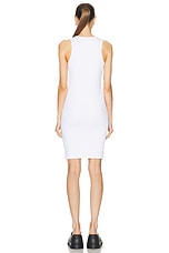Givenchy Tank Top Mini Dress in White, view 3, click to view large image.