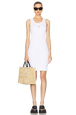 Givenchy Tank Top Mini Dress in White, view 4, click to view large image.