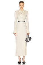 Givenchy Belted Maxi Dress in Ivory, view 1, click to view large image.