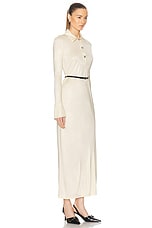 Givenchy Belted Maxi Dress in Ivory, view 2, click to view large image.