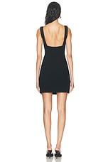 Givenchy Sleeveless Mini Dress in Black, view 3, click to view large image.