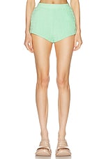 Givenchy Toweling Short in Aqua Green, view 1, click to view large image.