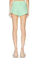 Givenchy Toweling Short in Aqua Green, view 3, click to view large image.