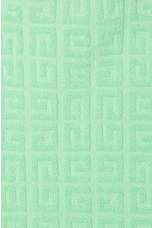 Givenchy Toweling Short in Aqua Green, view 5, click to view large image.