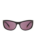 Givenchy Cat Eye Sunglasses in Shiny Black & Smoke, view 1, click to view large image.