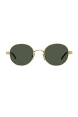 Givenchy G Ride Sunglasses in Matte Endura Gold & Green, view 1, click to view large image.