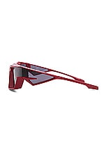 Givenchy Giv Cut Sunglasses in Shiny Red & Smoke, view 3, click to view large image.