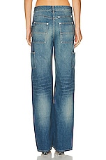 Givenchy Patches Wide Leg in Deep Blue, view 3, click to view large image.