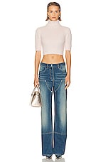 Givenchy Patches Wide Leg in Deep Blue, view 4, click to view large image.