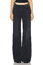 Givenchy Voyou Wide Leg in Black, view 1, click to view large image.