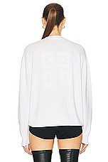 Givenchy V Neck Cardigan in Ivory, view 4, click to view large image.