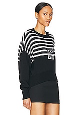 Givenchy Drop Shoulder Sweater in Black, view 2, click to view large image.