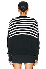 Givenchy Drop Shoulder Sweater in Black, view 3, click to view large image.