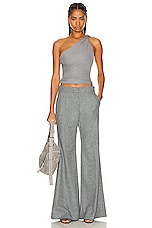 Givenchy Tailored Flare Pant in Grey, view 4, click to view large image.