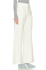 Givenchy Low Waist Wide Leg Pant in Ecru, view 2, click to view large image.