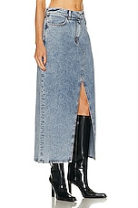 Givenchy Long Skirt in Light Blue, view 2, click to view large image.