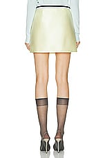 Givenchy Mini Wrap Voyou Skirt in Butter, view 3, click to view large image.