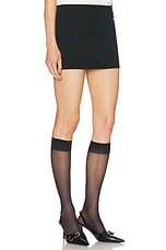 Givenchy Mini Skirt in Black, view 2, click to view large image.