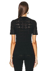 Givenchy Crew Neck Sweater in Black, view 3, click to view large image.