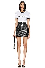 Givenchy Ringer T-shirt in White & Black, view 4, click to view large image.