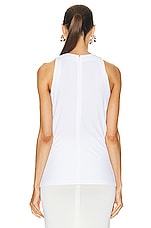 Givenchy Embroidered Halter Top in White, view 3, click to view large image.