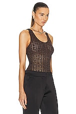 Givenchy Monogram Tank Top in Bronze, view 2, click to view large image.