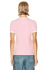 Givenchy Ringer T Shirt in Flamingo, view 3, click to view large image.