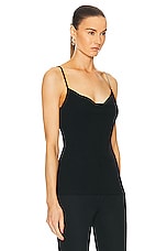 Givenchy Draped Sleeveless Top in Black, view 2, click to view large image.