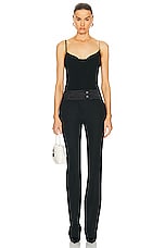 Givenchy Draped Sleeveless Top in Black, view 5, click to view large image.