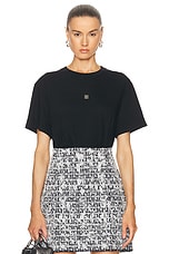 Givenchy Transparent T-Shirt in Black, view 1, click to view large image.