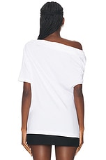 Givenchy Off The Shoulder Top in White, view 4, click to view large image.