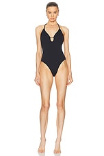 Givenchy One Piece Swimsuit in Black, view 1, click to view large image.