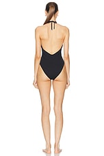 Givenchy One Piece Swimsuit in Black, view 3, click to view large image.