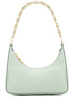 Givenchy Moon Cut Out Mini Hobo Bag in Celadon | FWRD Givenchy Moon Cut Out Mini Hobo Bag in Celadon | FWRD
