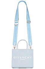 Givenchy Blue G-tote Mini Denim Tote Bag